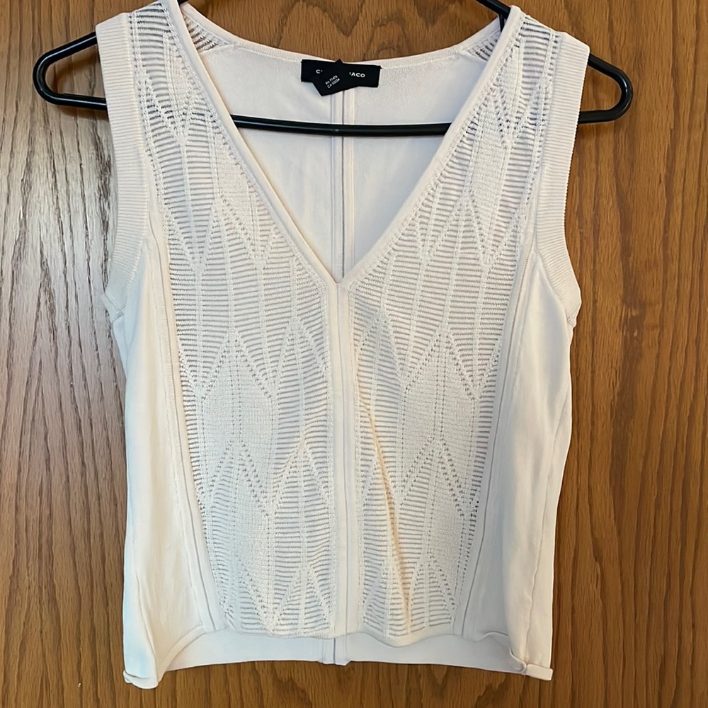 Club Monaco-very light pink top (XS)